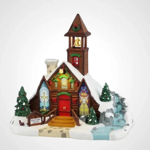 Lemax Bear Creek Chapel- Available August 2025