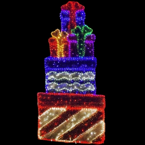 Colourful Presents Rope Light Motif 