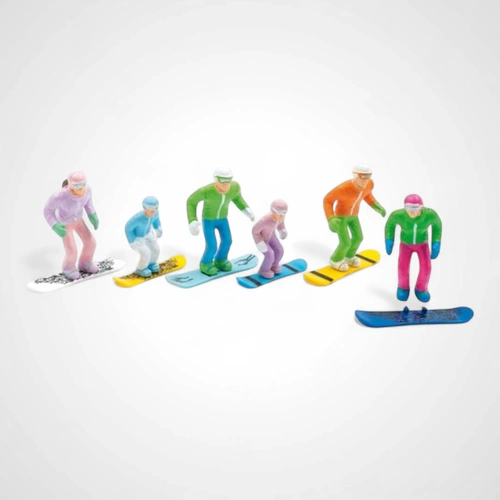 Jagerndorfer Standing Snowboarders 6pce