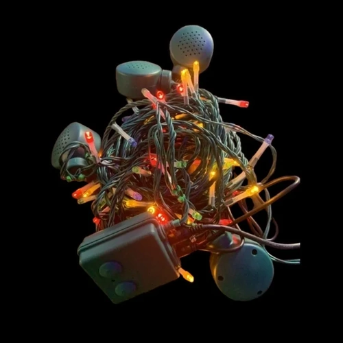 10M Multi LED Fairy Lights with 4 Bluetooth Speakers
