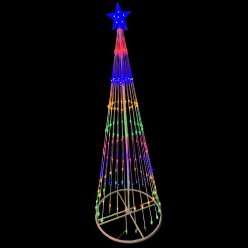 LED Multi Coloured Digital Tree 1.9m - FREE SHIPPING