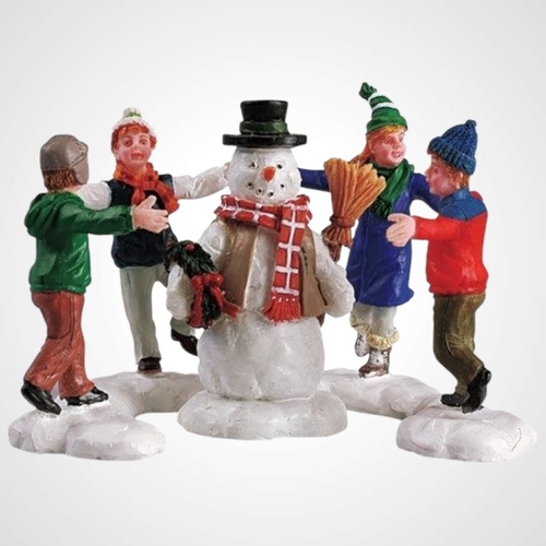 Lemax Ring Around the Snowman, Set of 3 