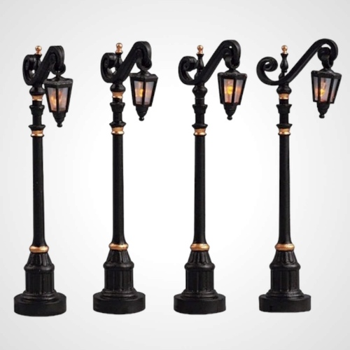 Lemax Colonial Street Lamp, set of 4 -Available August 2024