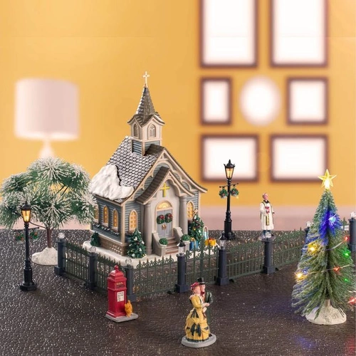 Lemax Small Town Church Set - PREORDER FOR 2025