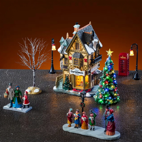 Lemax Tannenbaum Christmas Shoppe Set