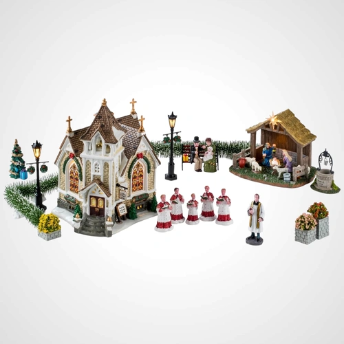 Lemax 2025 Church Scene Collectors Set XIV - PREORDER FOR 2025