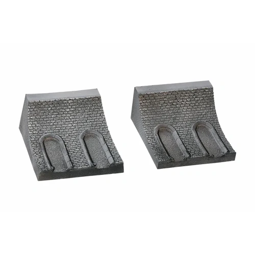 Noch 58030 Interior Rock Tunnel Wall - straight - 2 track- HO Scale