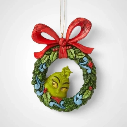 Grinch with Wreath HO