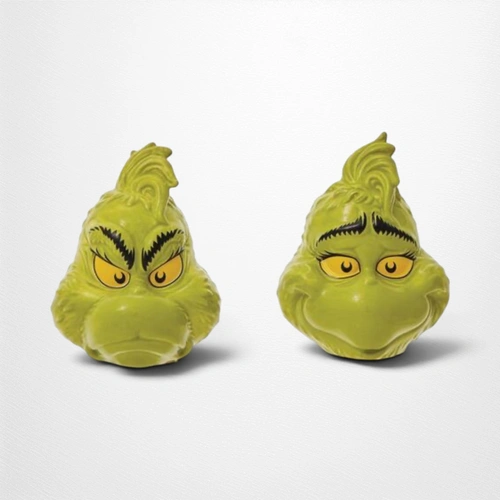 D56 Grinch - 9cm/3.5" Salt & Pepper (S/2)