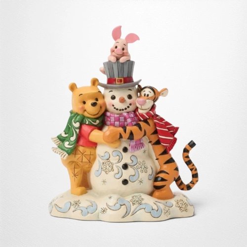 Disney Traditions - 18cm Pooh & Friends Snowman