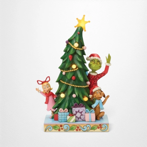 Grinch Cindy Max Peeping LED Tree