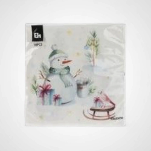 16pc Christmas Napkins A
