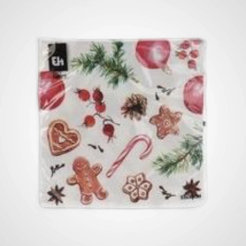 16pc Christmas Napkins C 