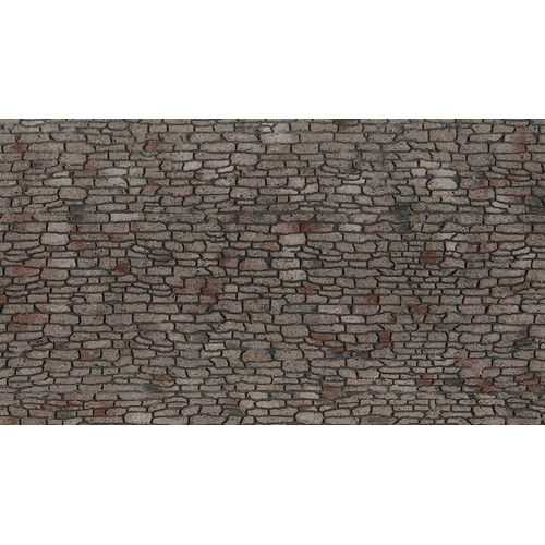 Noch 603713D Structured Wall  "Quarrystone Wall" - HO Scale