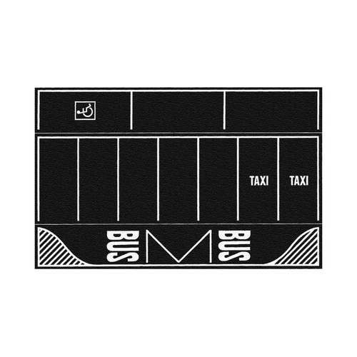 NOCH 60718 Car-Park Parking Asphalt HO Scale