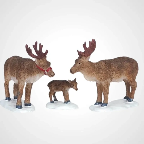 Lemax Reindeer Set of 3- Available August 2025