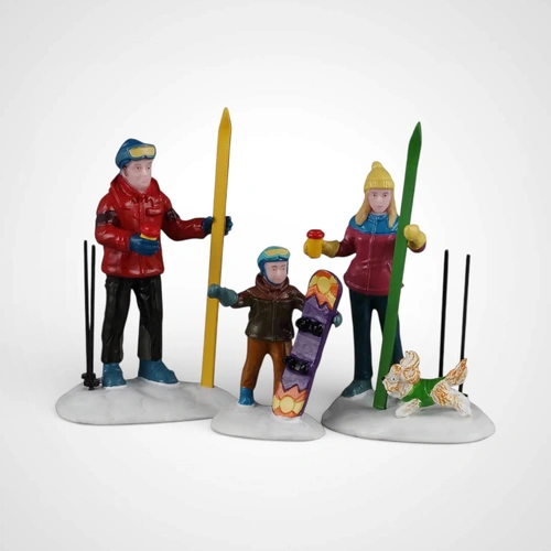 62634 Set of 3 Family Ski Day - PREORDER FOR 2026