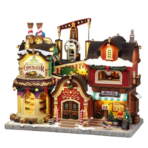 65521 The Holly Jolly Chocolatier & Mrs. Claus Coffee Shop - PRE-ORDER FOR 2026