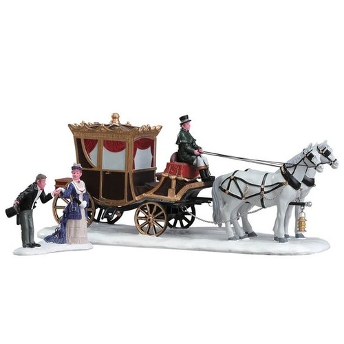Lemax The Duchess Arrives, Set of 2 -taking orders for 2022