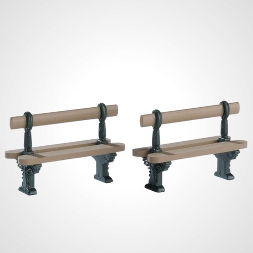 Lemax Double Seated Bench, Set of 2 