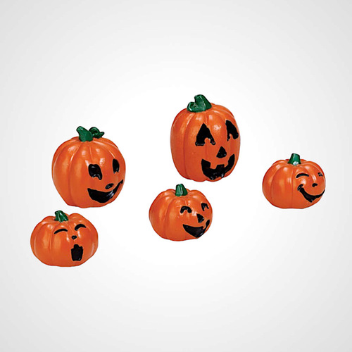 Spookytown Happy Pumpkin Family, Set of 5 -Avail August 2024