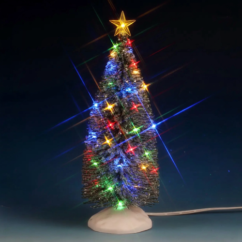 Lemax 9” Evergreen Tree, Multi Light - AVAILABLE AUGUST 2029