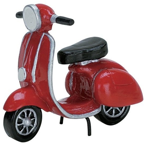 Lemax Red Moped-Available August 2024