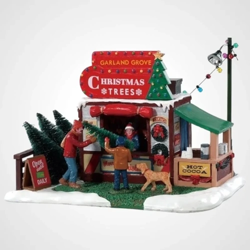 Lemax Garland Grove Tree Lot - Available August 2025