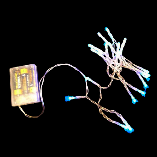 Battery Operated Blue LED String Light