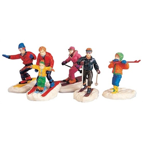 Lemax Winter Fun Figurines, Set of 5
