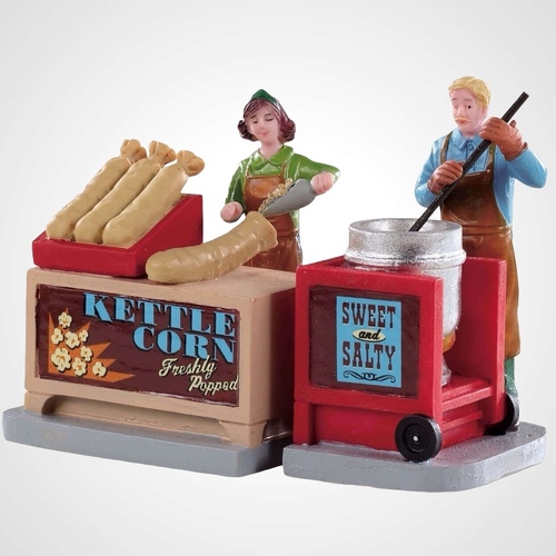 Lemax Kettle Corn Stand Set of 2 - Available August 2024