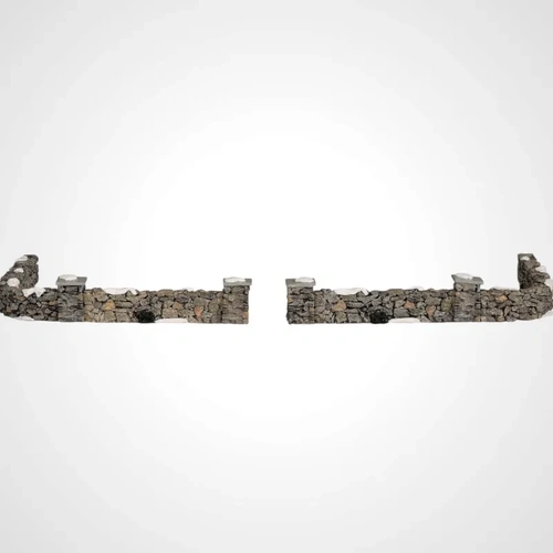 Lemax Colonial Stone Wall - 10 pieces -PREORER FOR 2025