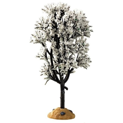 Lemax 5 in. White Hawthorne Tree - 