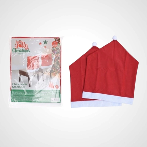 2pc Santa Hat Chair Covers