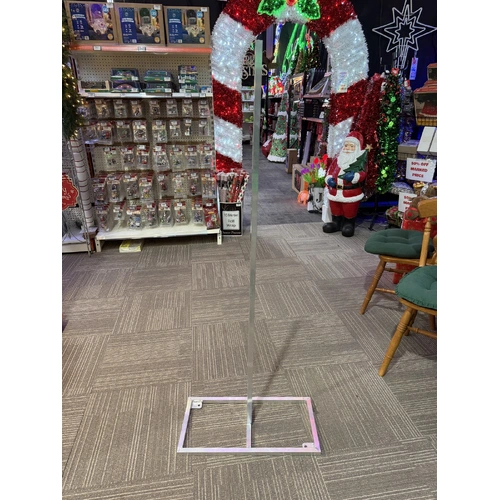 1.5m tall Aluminium Christmas Light Stand with Base