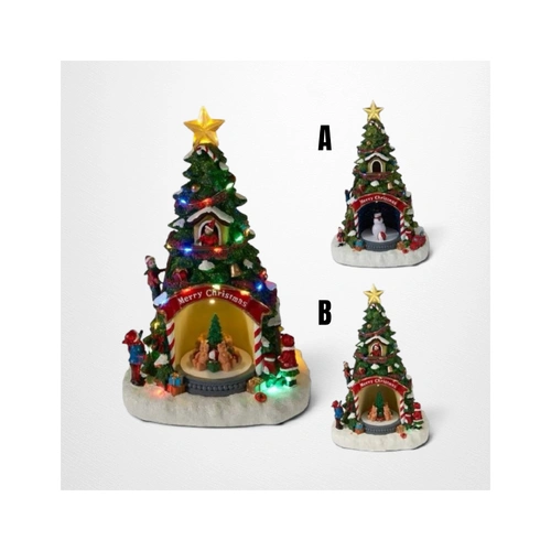 Christmas Scene Tree B