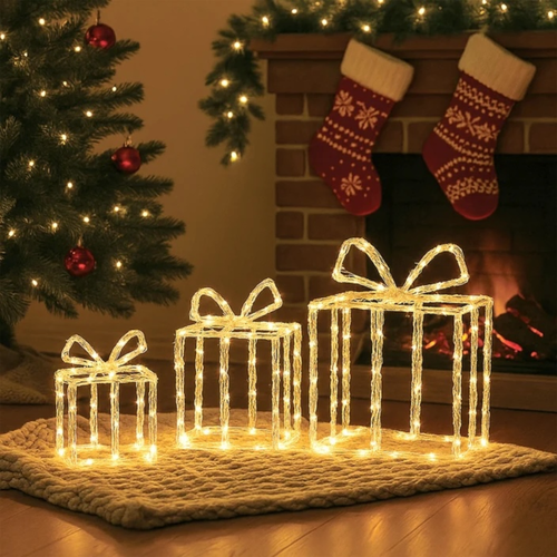 Set of 3 Acrylic Flat Giftboxes