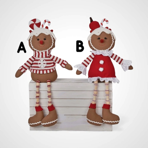 48cm Mrs Gingerbread w/ Dangly Legs (B)