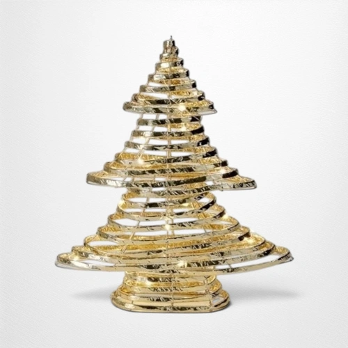 40cm - Xmas Tree - B/O - W/W Micro LEDs