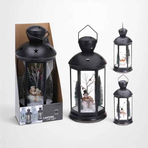 LED Reindeer Lantern - 43cm