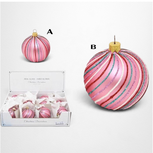80mm Glass Bauble A