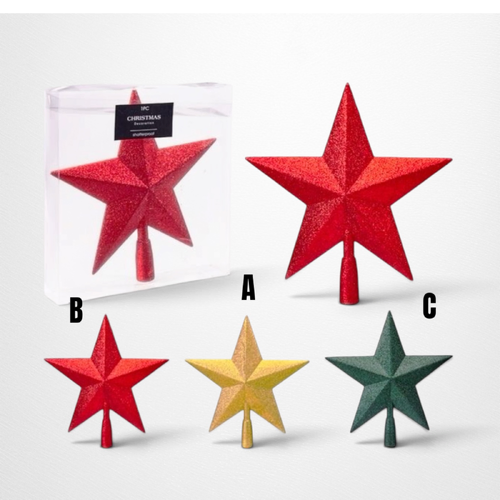 20cm Gold Star Tree Topper