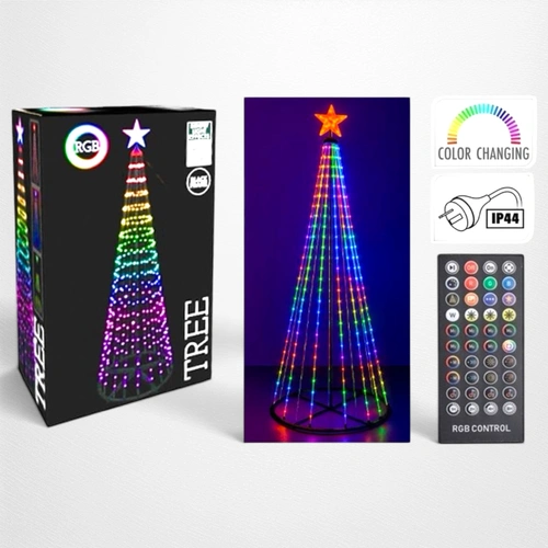 275cm RGB Cone Tree