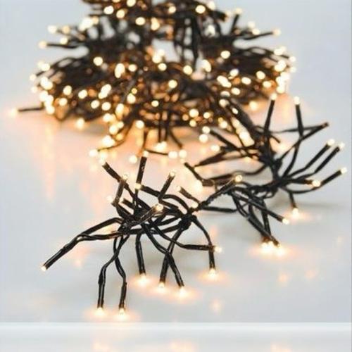 21.8m Warm White Cluster Lights 