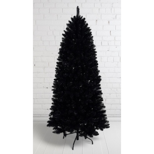 6 Foot Black Christmas Tree 