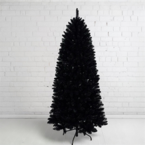 6 Foot Black Christmas Tree 