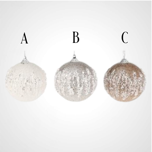 8cm Sequin Bauble A 