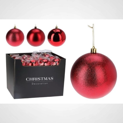120mm Red Matte Bauble 