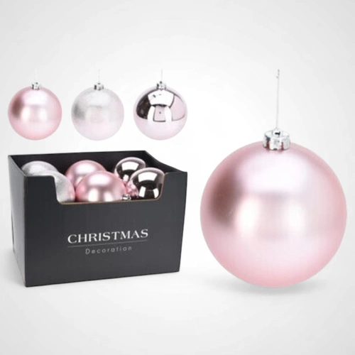 140mm Pink Shiny Bauble