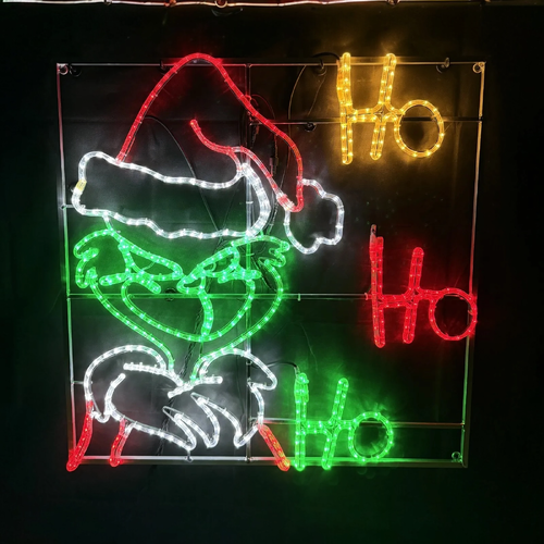 Grinch HOHOHO Rope Light Motif 